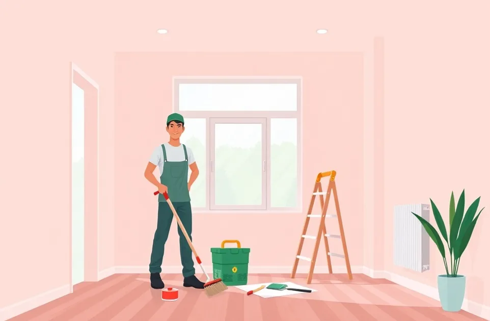 Intérieur rénové après travaux de peinture à Bois-d'Arcy