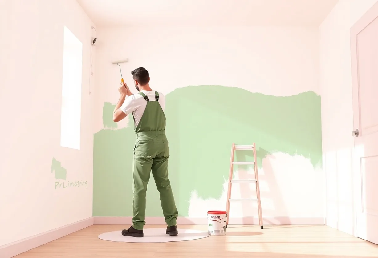 Peintre Bois-d'Arcy 78390 en intervention sur un chantier